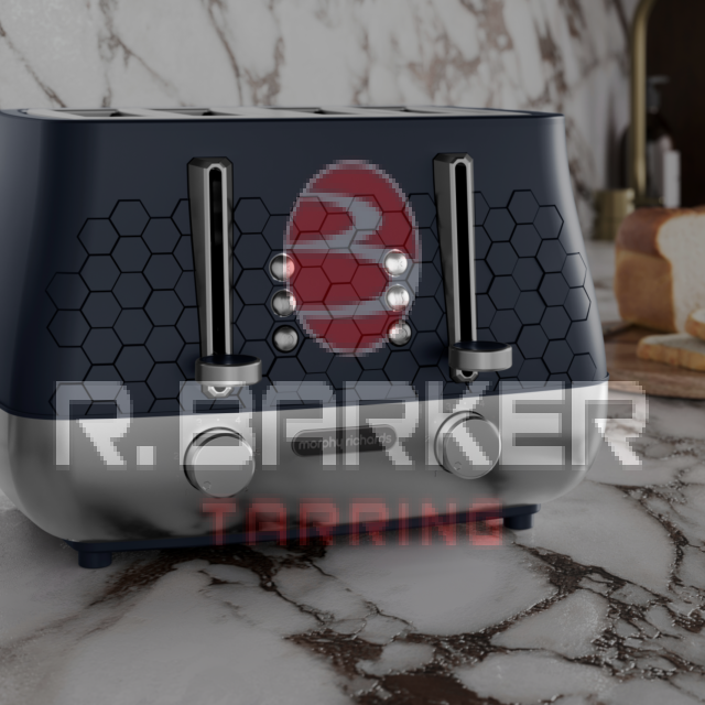 Morphy Richards 243021 Cassini 4-Slice Toaster Outer Space - Blue