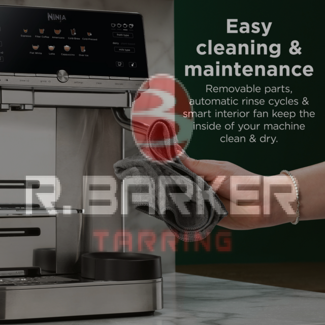 Ninja AE1001UK AutoBarista Coffee Machine Black/Stainless