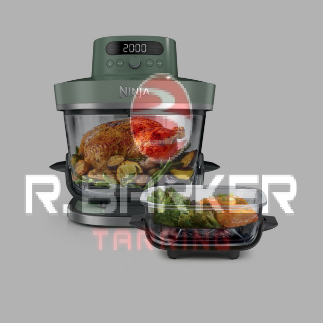 Ninja AS090UKGN CRISPi PRO 5-in-1 Glass Air Fryer Green