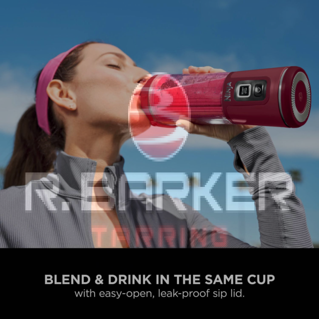 Ninja Blast Compact Cordless Blender Model Cranberry
