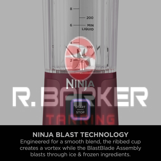 Ninja Blast Compact Cordless Blender Model Cranberry