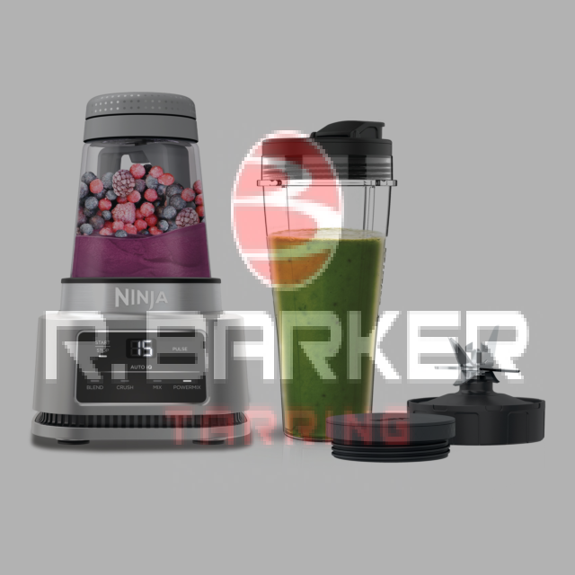 Ninja CB100UK 2-in-1 Foodi Power Nutri Blender with Auto-iQ- Silver