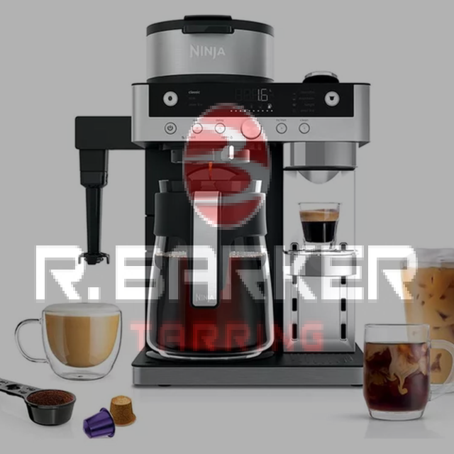 Ninja CFN802UK Coffee Machine in Silver/Black Finish