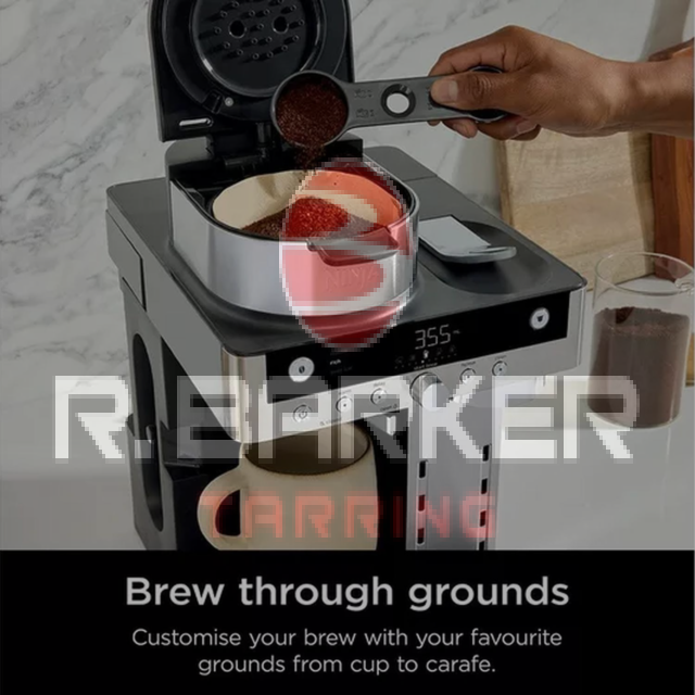Ninja CFN802UK Coffee Machine in Silver/Black Finish