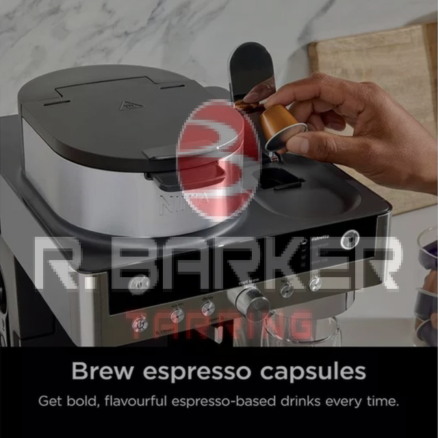 Ninja CFN802UK Coffee Machine in Silver/Black Finish