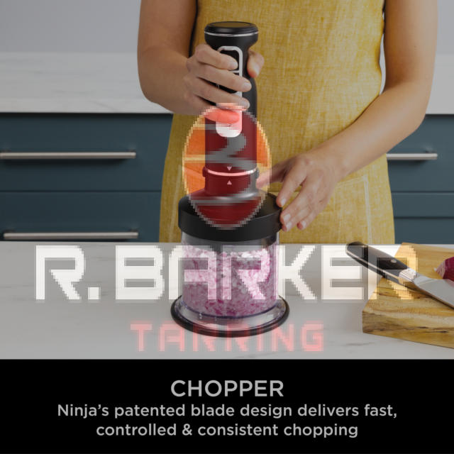Ninja CI100UK Foodi 3-in-1 Hand Blender, Mixer & Chopper - Black