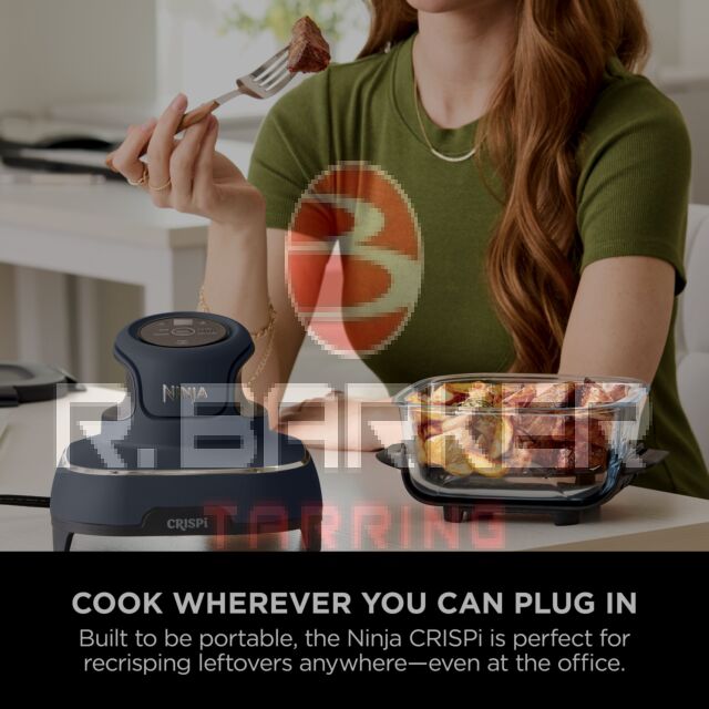 Ninja FN101UKGY CRISPi 4-in-1 Portable Air Fryer - Cyberspace Blue