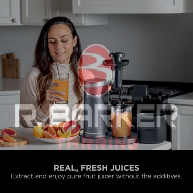 Ninja JC151UK Black Cold Press Juicer with Filter