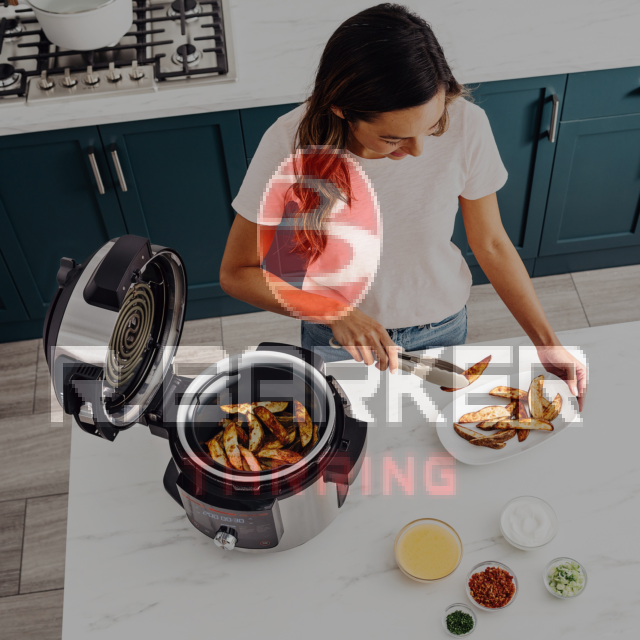 Ninja OL750UK 7.5L 15-In-1 One Lid Multi Cooker & probe - Black / Stainless Steel