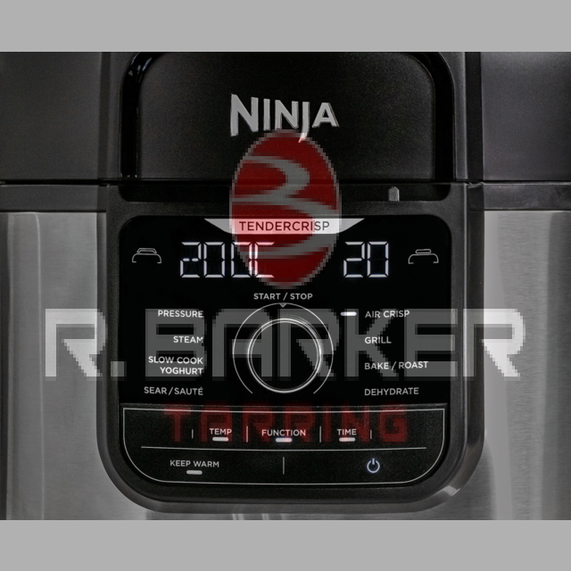 Ninja OP350UK Foodi 9-in-1 Multi-Cooker 6L - Black/Sliver