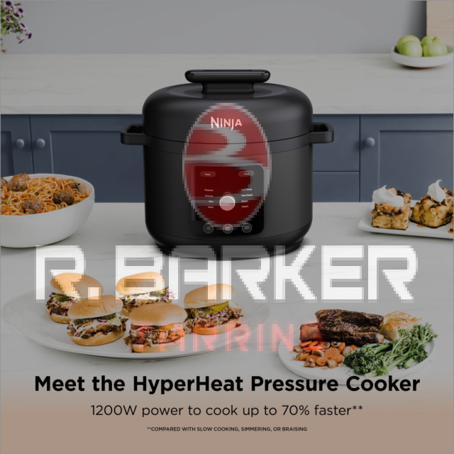 Ninja PC201UK 9-in-1 Pressure and Rice Cooker Grey