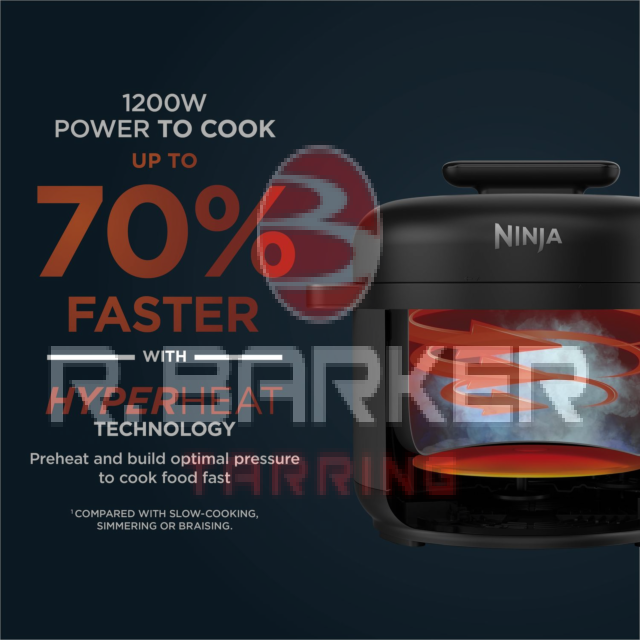 Ninja PC201UK 9-in-1 Pressure and Rice Cooker Grey