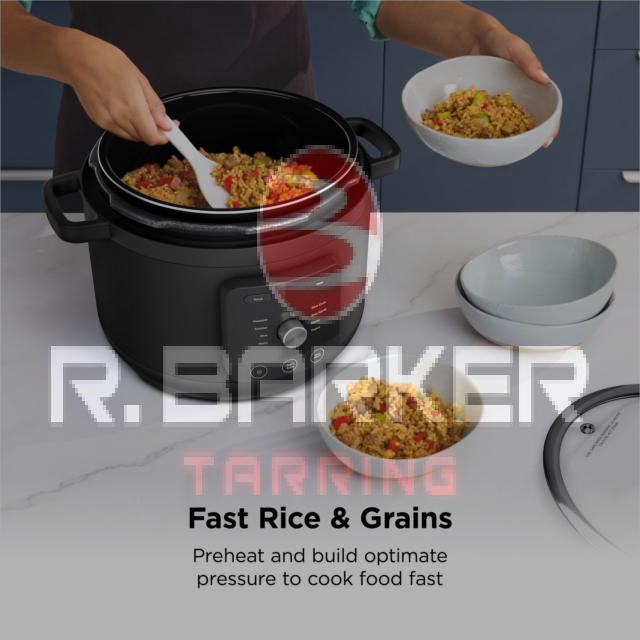 Ninja PC201UK 9-in-1 Pressure and Rice Cooker Grey
