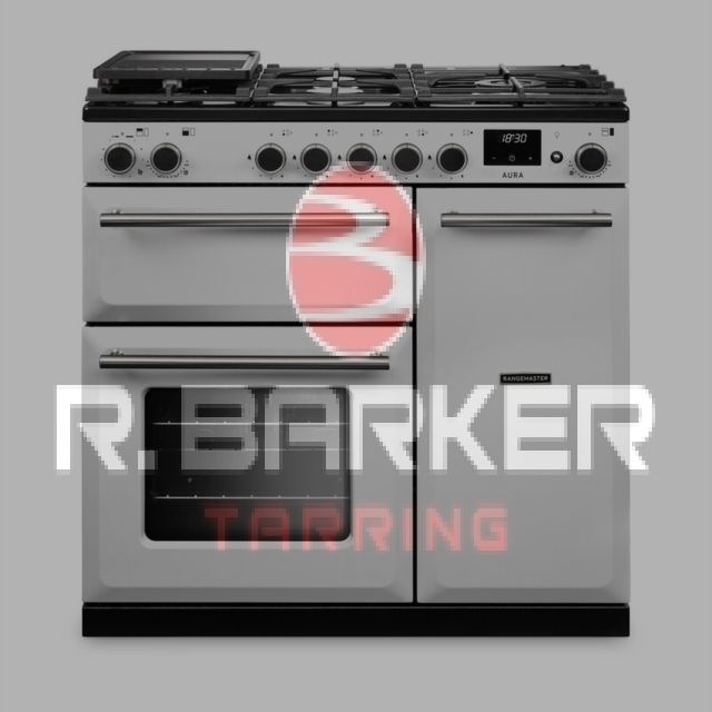 Rangemaster AURA90DFP 90cm Dual Fuel Cooker White