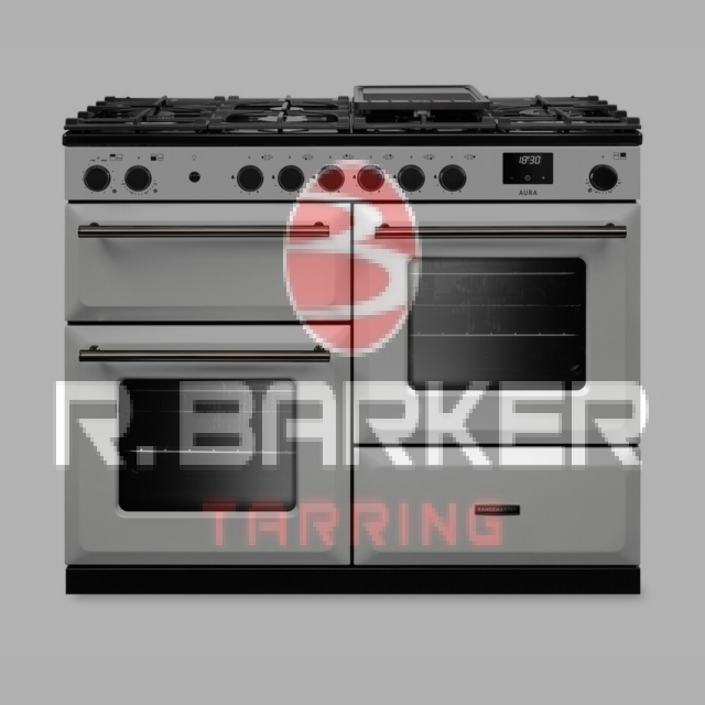 Rangemaster AURO110DF 110cm Dual Fuel Range Cooker White