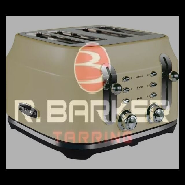 Rangemaster RMCL4S201CM 4 Slice Toaster - Matte Cream