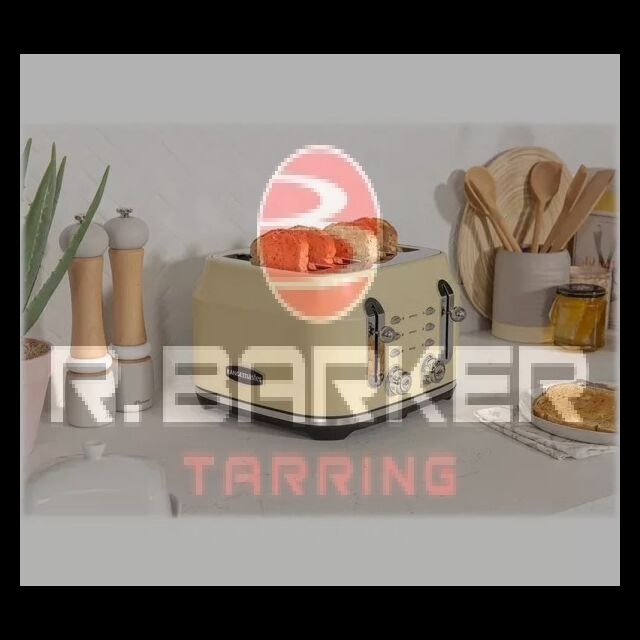 Rangemaster RMCL4S201CM 4 Slice Toaster - Matte Cream