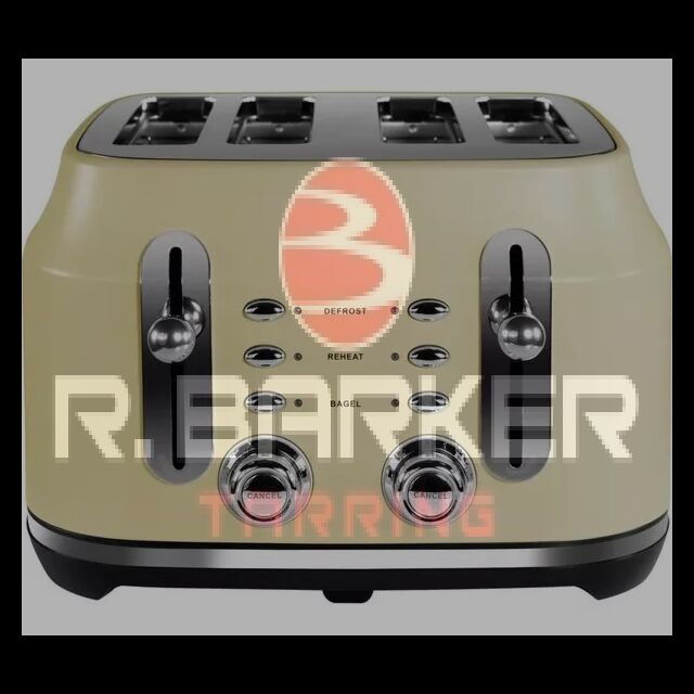 Rangemaster RMCL4S201CM 4 Slice Toaster - Matte Cream