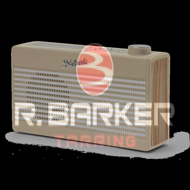 Roberts Radio Rambler Midi DAB/DAB+/FM RDS Radio with Bluetooth - Pastel Cream