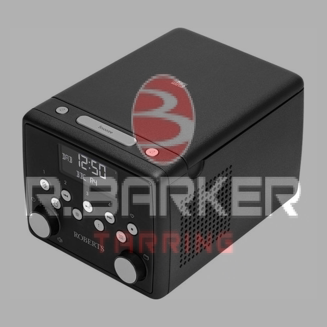 Roberts Sound 49 DAB+/FM Clock Radio with Bluetooth - Black
