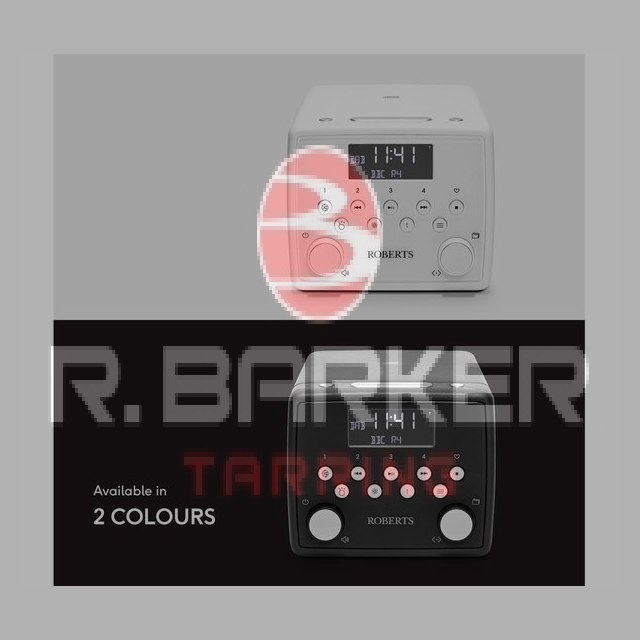 Roberts Sound 49 DAB+/FM Clock Radio with Bluetooth - Black