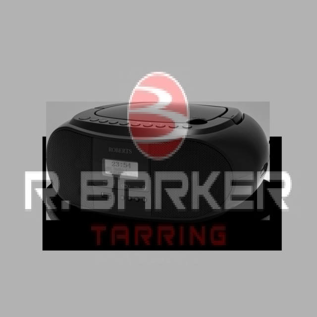 Roberts Radio ZOOMBOX4BK Portable Boombox - Black