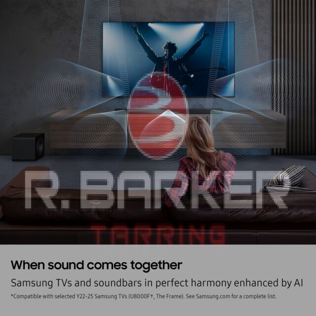 Samsung HW-QS700F/XU 3.1.2ch Q-Series Soundbar with Subwoofer - Titan Black