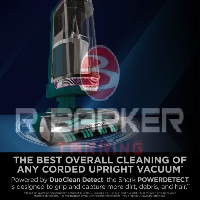 Shark AZ3900UKT PowerDetect Powered Lift-Away Upright Vacuum Cleaner - Dark Teal