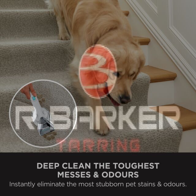 Shark EX200UK CarpetXpert Deep Carpet Cleaner with Built-In StainStriker - Rotator White