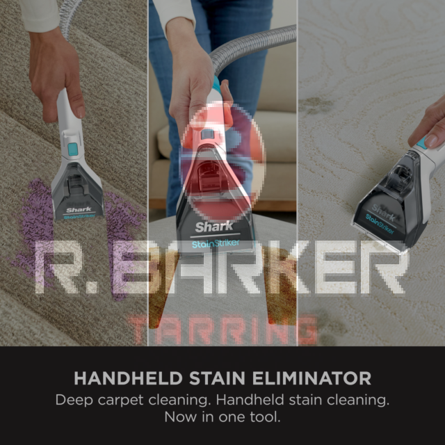Shark EX200UK CarpetXpert Deep Carpet Cleaner with Built-In StainStriker - Rotator White