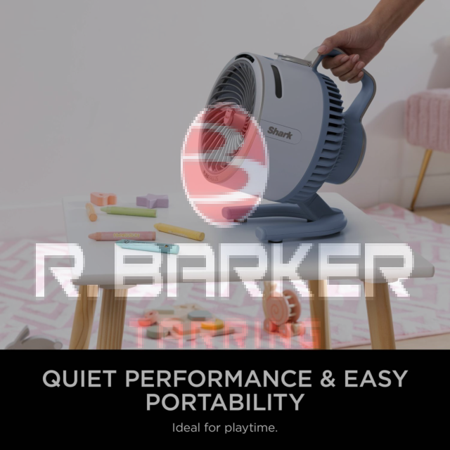 Shark FA050UKBL FlexBreeze TableMate Fan Glacier Blue