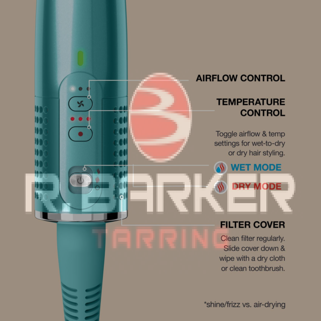 Shark HT302UKTL 2-in-1 Hot Tool and Air Glosser