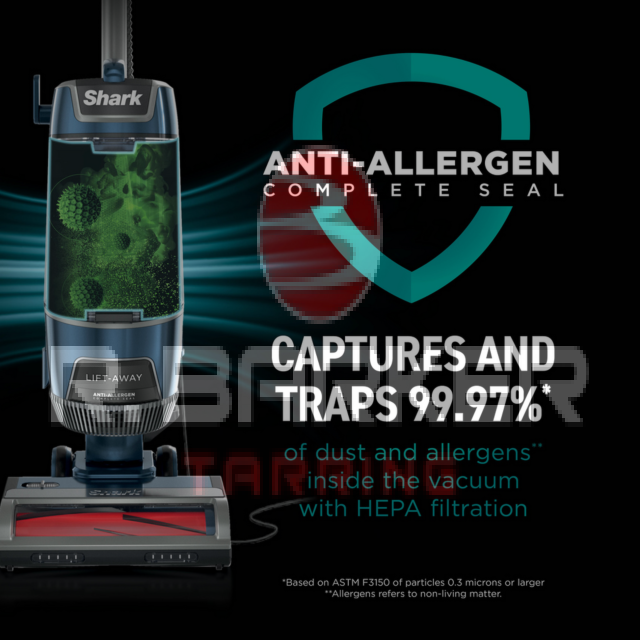 Shark LU250UKT Pet Vacuum with HEPA and Lift-Away Tech