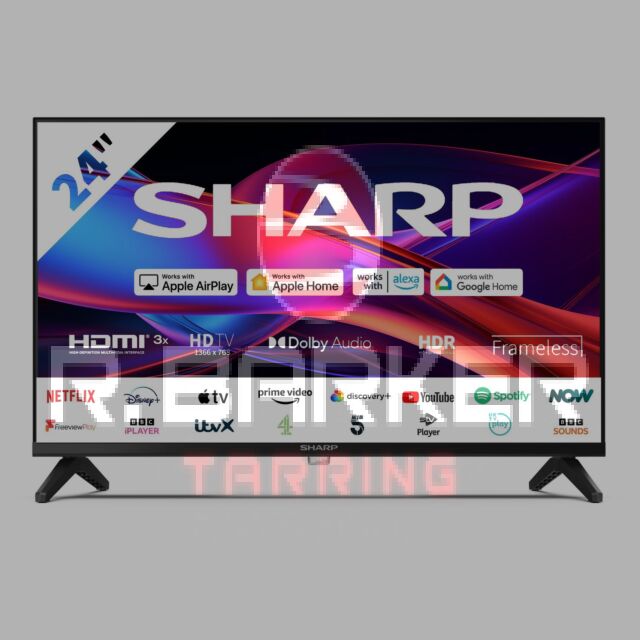 Sharp 1T-C24GD2225K 24inch HD Ready Frameless Smart Roku TV