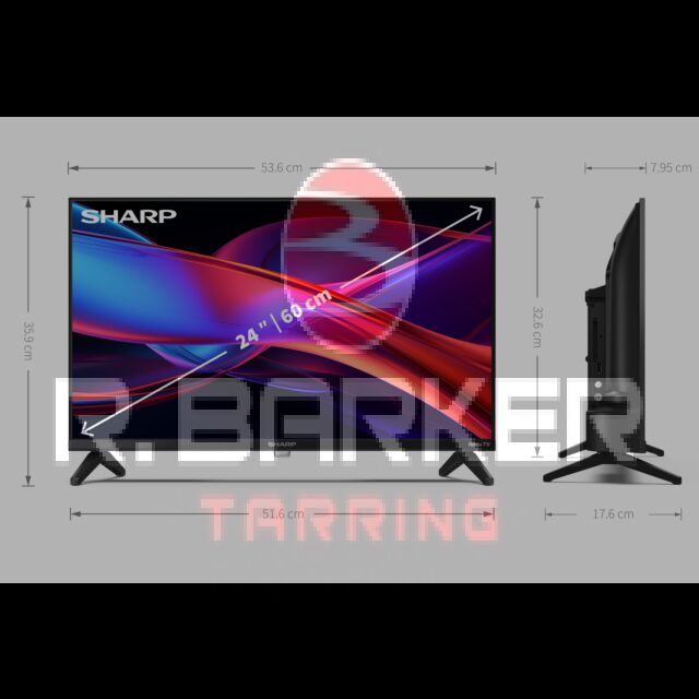 Sharp 1T-C24GD2225K 24inch HD Ready Frameless Smart Roku TV