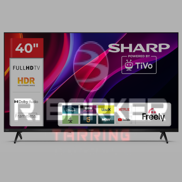 Sharp 2T-C40HE2245KB FHD TV in black