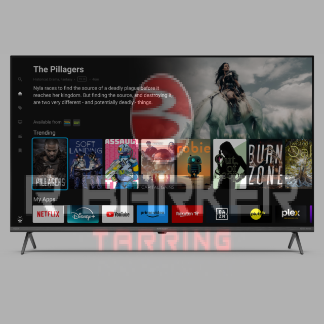 Sharp 4T-C43GM6245KS 43inch 4K UHD Quantum Dot Frameless Smart TiVo TV