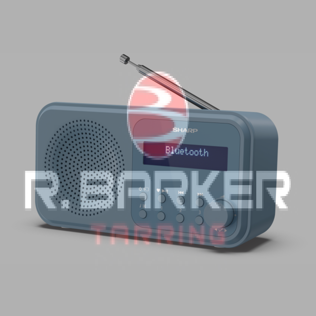 Sharp DR-P420 BL DR-P420BL Portable Digital Radio - Blue