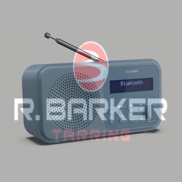 Sharp DR-P420 BL DR-P420BL Portable Digital Radio - Blue