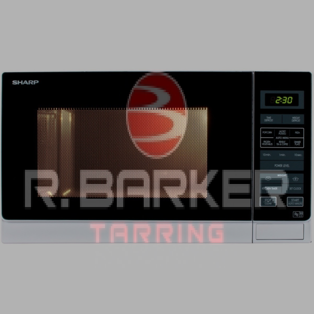 Sharp R372WM 25 Litre Solo Microwave - White
