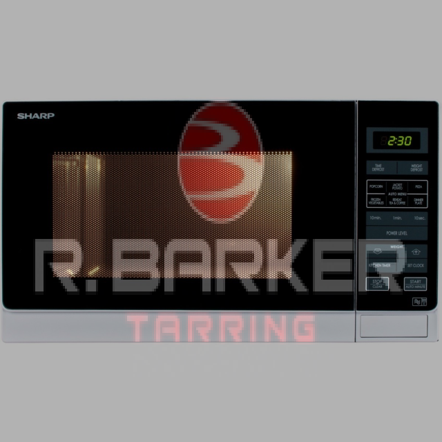 Sharp R372WM 25 Litre Solo Microwave - White