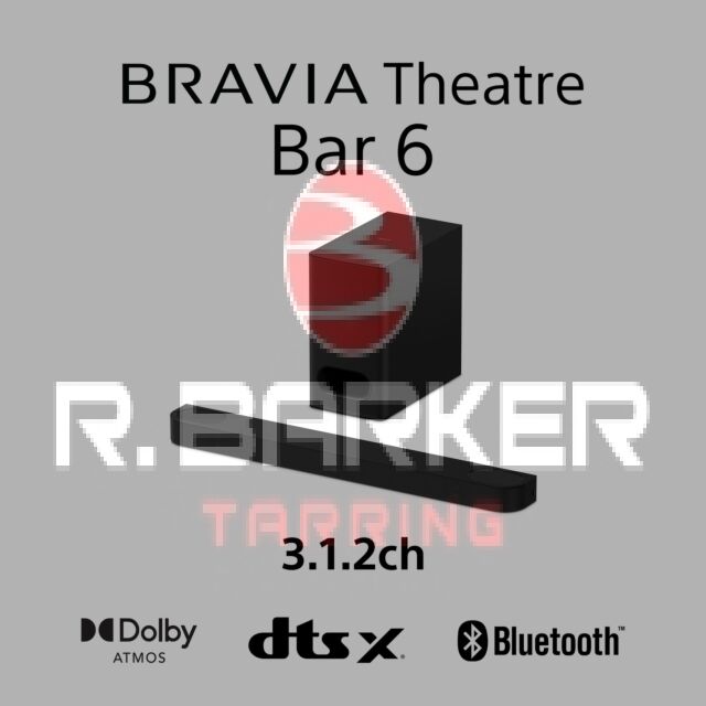 Sony HTB600.CEK 3.1.2ch BRAVIA Theatre Bar 6 Dolby Atmos? Soundbar - Black