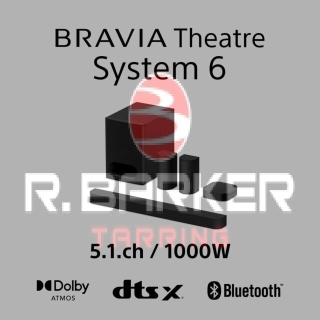 Sony HTS60.CEK 5.1ch BRAVIA Theatre System 6 Dolby Atmos? Home Theatre System - Black