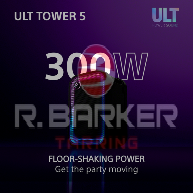 Sony SRSULT500.CEL Black Wireless ULT Tower Speaker