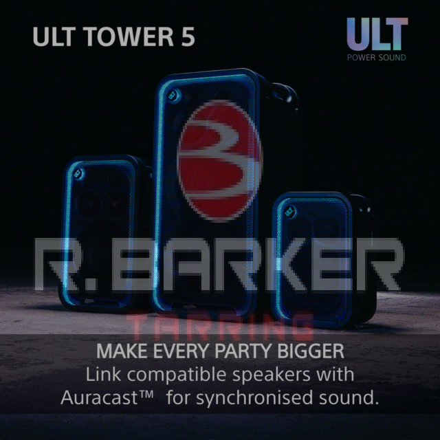 Sony SRSULT500.CEL Black Wireless ULT Tower Speaker