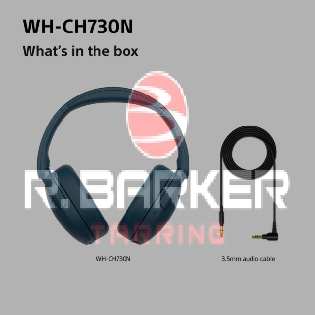 Sony WHCH730NL.CE7 Wireless Noise Cancelling Headphones Blue