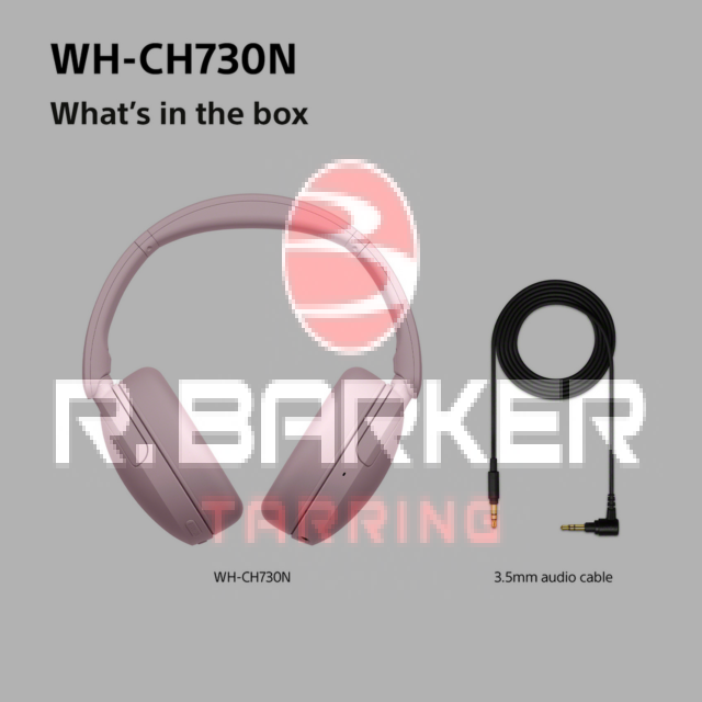 Sony WHCH730NP.CE7 Wireless Noise Cancelling Headphones Pink
