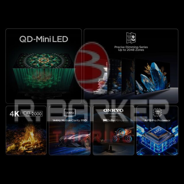 TCL 85Q7C-UK 85inch 4K QD-Mini LED UHD Smart Google TV