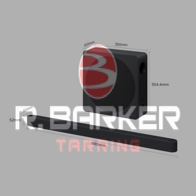 TCL A65-UK 3.1.2 ch Soundbar with wireless subwoofer