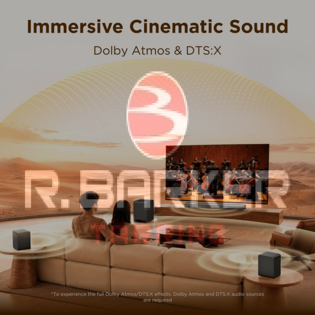 TCL S65K-UK 5.1Ch Dolby Atmos Soundbar with Subwoofer